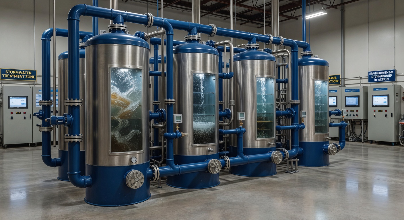 Stormwater treatment and environmental compliance operations at Bob's Metals